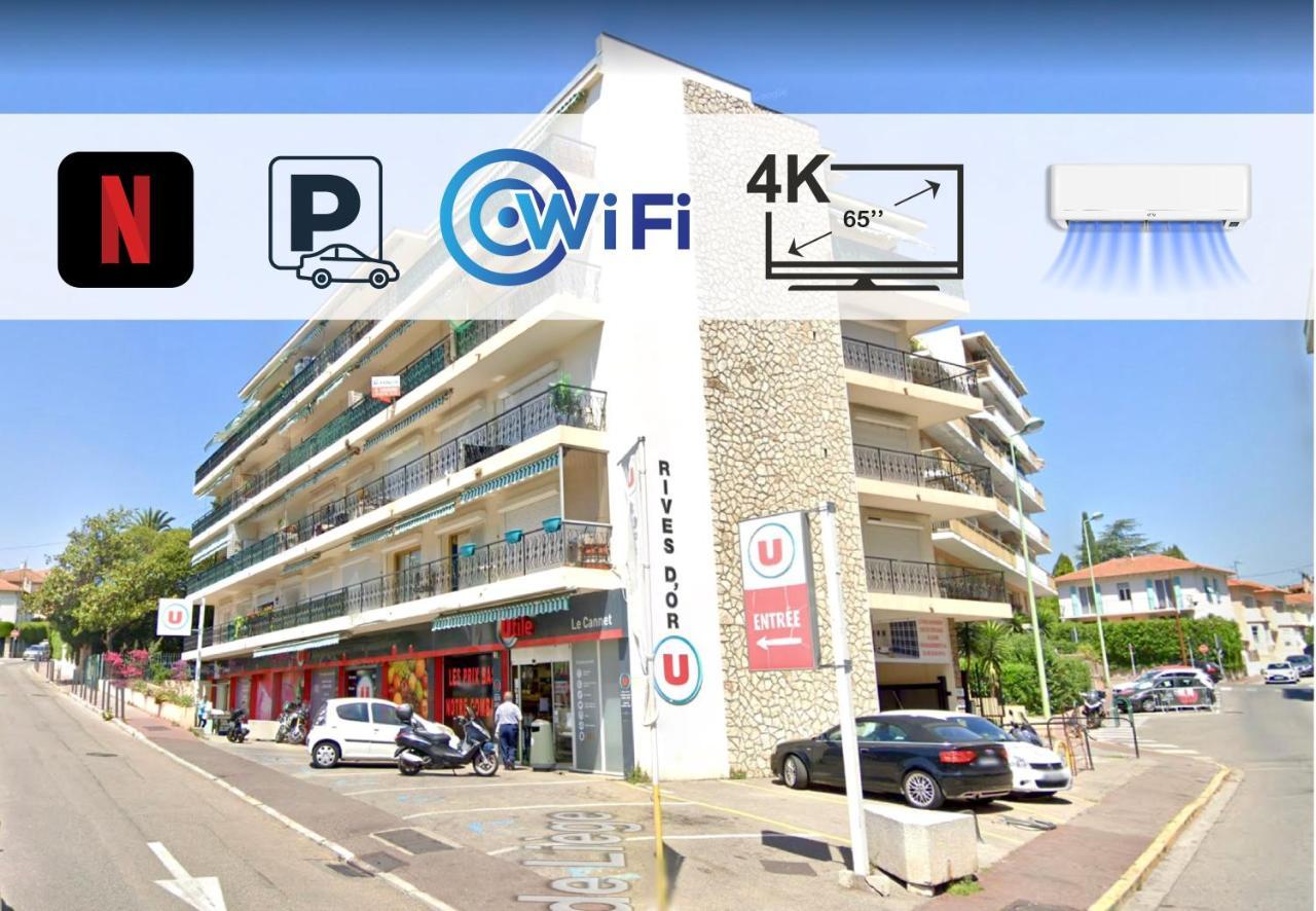 Magnifique Appartement Le Cannet,Cannes, Parking, Wifi Zewnętrze zdjęcie