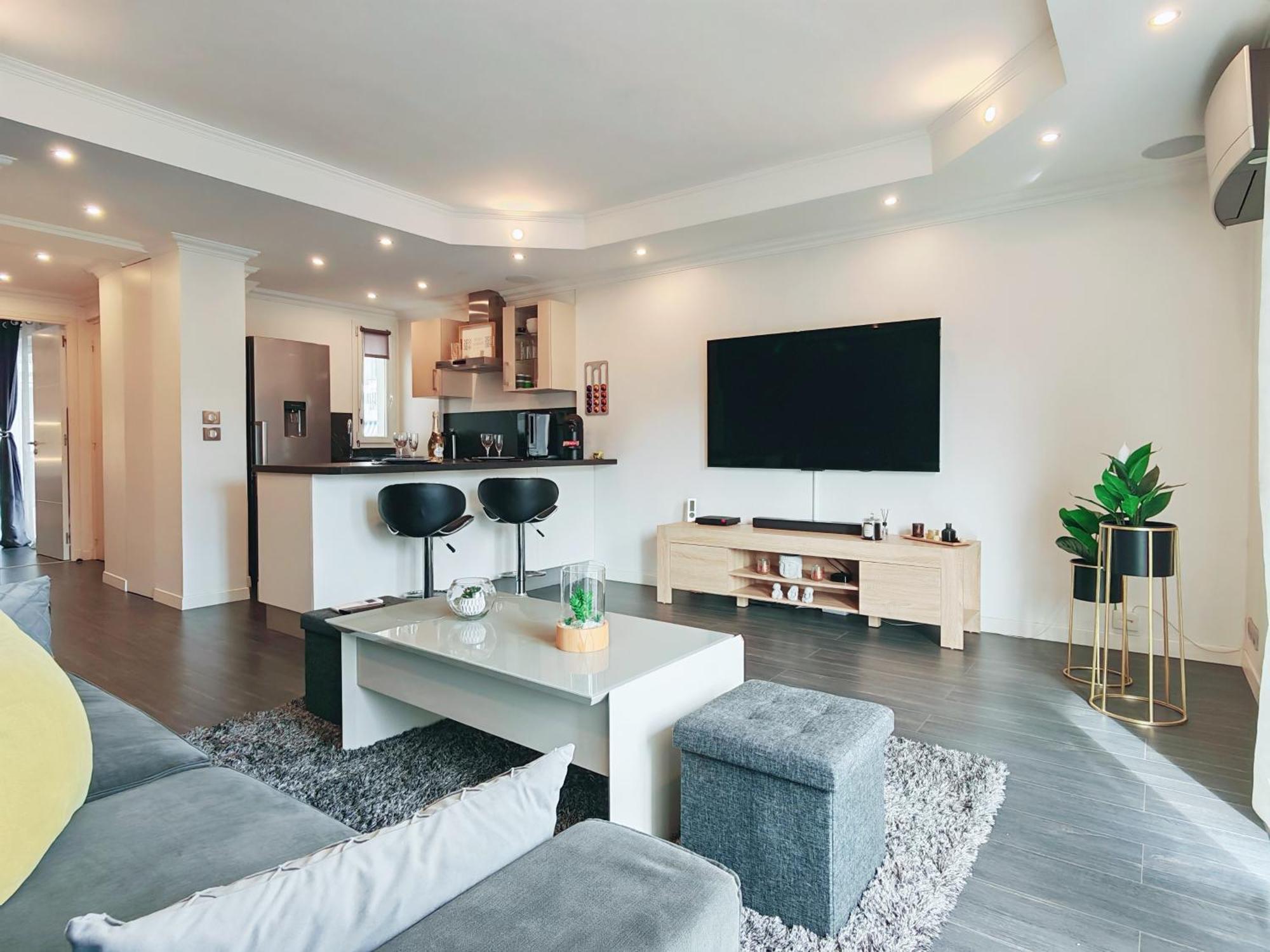 Magnifique Appartement Le Cannet,Cannes, Parking, Wifi Zewnętrze zdjęcie